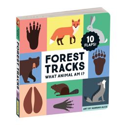 Forest Tracks: What Animal Am I? Lift-The-Flap Board Book