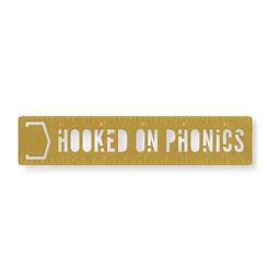 Hooked on Phonics Metal Bookmark Stencil
