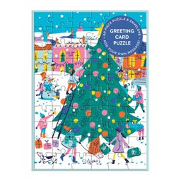 Merry and Bright Greeting Card Puzzle