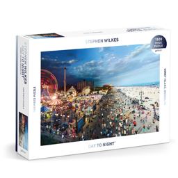 Stephen Wilkes Day to Night(tm) Coney Island 1500 Piece Puzzle