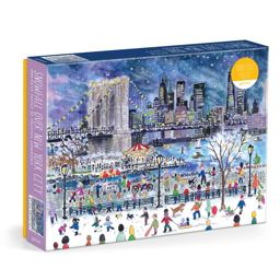 Michael Storrings Snowfall over New York City 1000 Piece Puzzle