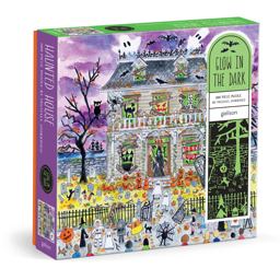 Michael Storrings Haunted House 500 Piece Glow in the Dark Puzzle