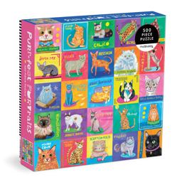 Purr-Fect Portraits 500 Piece Family Puzzle