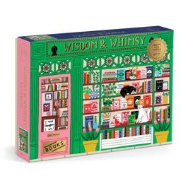 Wisdom and Whimsy Bookshop 1000 Piece Foil Puzzle