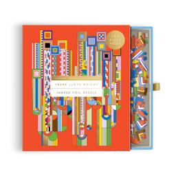 Frank Lloyd Wright Saguaro Cactus and Forms 750 Piece Shaped Foil Puzzle Frank Lloyd Wright Saguaro Cactus and Forms 750 Piece Shaped Foil Puzzle