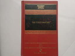Torts Process 5th 9780735500600 Front Cover