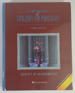 Fundamentals of Litigation for Paralegals 3rd 9780735502758 Front Cover
