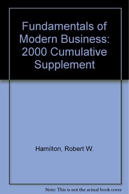 Fundamentals of Modern Business