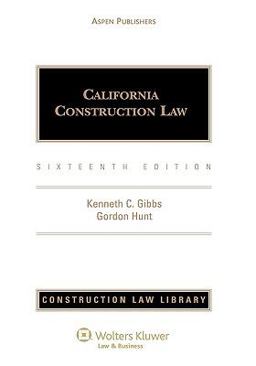 California Construction Law 16th 9780735505452 Front Cover