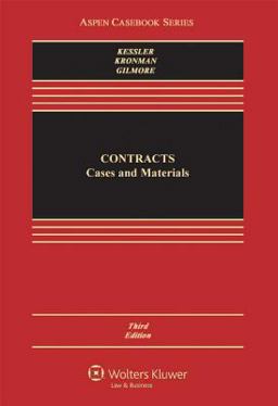 Contracts Cases and Materials 3rd 9780735512863 Front Cover