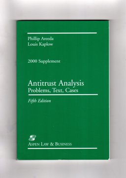 Antitrust Analysis 2000 Antitrust Analysis 2000