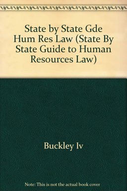 State by State Guide to Human Resources Law, 2001