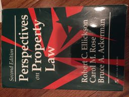 Perspectives on Property Law 2nd 1995 Revised  9780735525207 Front Cover