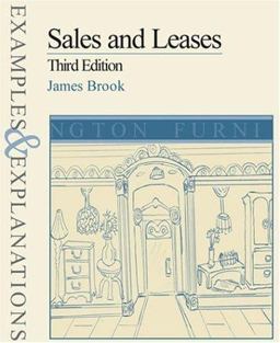 Sales and Leases 3rd 9780735527218 Front Cover