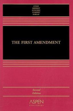 First Amendment 2nd 9780735529298 Front Cover