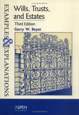 Wills, Trusts, and Estates 3rd 9780735545601 Front Cover