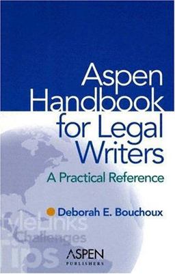 Aspen Handbook for Legal Writers  9780735545885 Front Cover