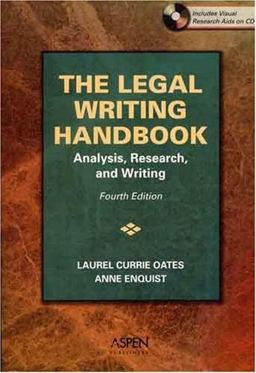 Legal Writing Analysis, Research, and Writing 4th 9780735555686 Front Cover