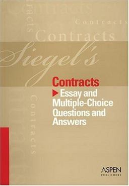 Contracts Essay and Multiple-Choice Questions and Answers  9780735556867 Front Cover