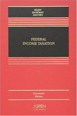 Federal Income Taxation 14th 9780735558878 Front Cover