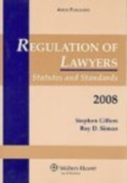 Regulation of Lawyers 2008