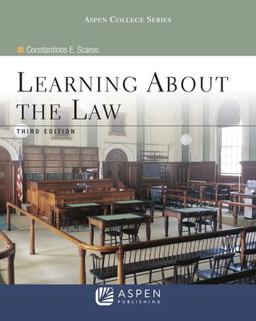 Learning about the Law, Third Edition 3rd 9780735568389 Front Cover