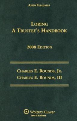 Loring 2008 A Trustee's Handbook  9780735574663 Front Cover