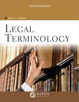 Legal Terminology