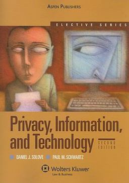 Privacy Information and Technology 2nd 9780735579101 Front Cover