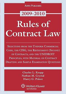 Rules of Contract Law 2009
