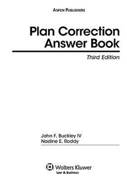 Plan Correction Answer Book