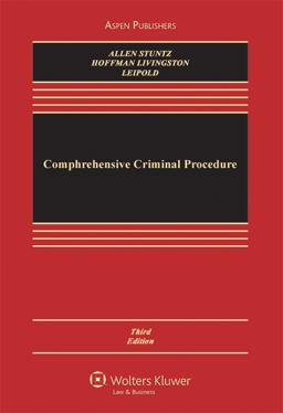 Comprehensive Criminal Procedure 3rd 9780735587786 Front Cover
