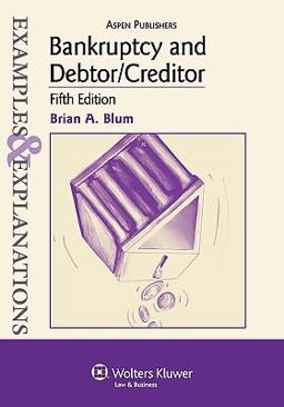 Bankruptcy and Debtor/Creditor 5th 9780735588516 Front Cover