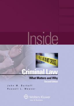 Inside - Criminal Law Inside - Criminal Law