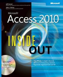 Microsoftï¿½ Accessï¿½ 2010  9780735626850 Front Cover