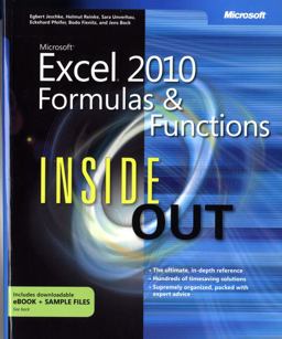Microsoftï¿½ Excelï¿½ 2010 Formulas and Functions  9780735658028 Front Cover
