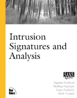 Intrusion Signatures and Analysis  9780735710634 Front Cover