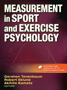 Measurement in Sport and Exercise Psychology with Web Resource  9780736086813 Front Cover