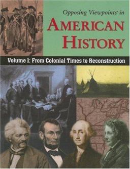 Volume 1: from Colonial Times to Reconstruction