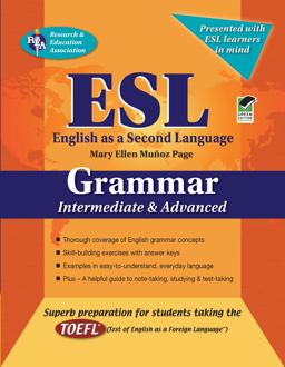 ESL Intermediate/Advanced Grammar  9780738601014 Front Cover