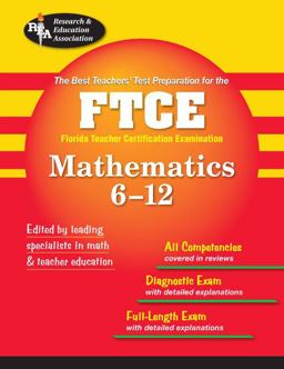 FTCE - Mathematics 6-12  9780738601625 Front Cover