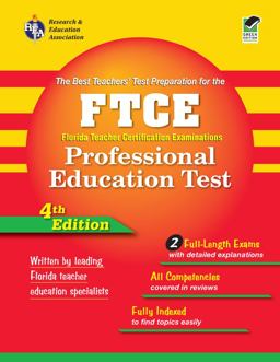 FTCE Professional Education Test 4th 9780738602806 Front Cover