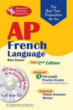 AP French Language Exam 2nd 9780738604268 Front Cover