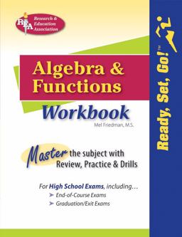 Algebra and Functions Workbook  9780738604527 Front Cover