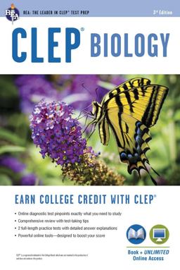 Clep Biology + Online Practice Tests:  9780738611020 Front Cover