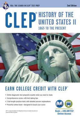 Clep History of the U.S. II W/Online Practice Tests:  9780738611273 Front Cover