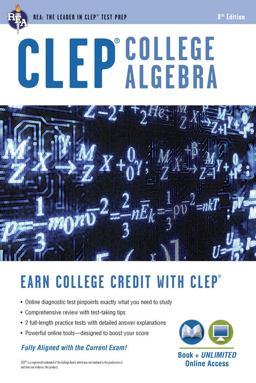 Clep College Algebra W/Online Practice Tests:  9780738611518 Front Cover