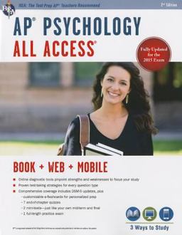 APï¿½ Psychology All Access Book + Online + Mobile 2nd 9780738611891 Front Cover