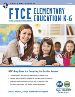 FTCE Elementary Education K-6 Book + Online 3rd 9780738612089 Front Cover