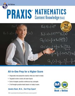 Praxis Mathematics: Content Knowledge (5161) Book + Online 3rd 9780738612126 Front Cover